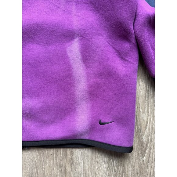 Nike Y2K Tech Fleece Full Zip Jacket Hoodie Purple Blue Youth Large Sports Fade - Picture 9 of 12